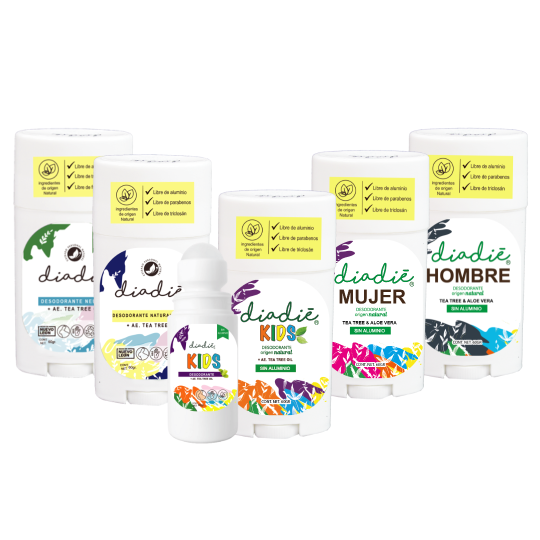 6pack Familiar Desodorante natural